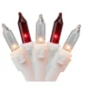 Northlight Mini Icicle Christmas Lights - Red And Clear - 2.5' White Wire - 50ct 1 Northlight Mini Icicle Christmas Lights - Red And Clear - 2.5' White Wire - 50ct -Northlight GUEST c87efb1b c428 429d 9cb0 b7db0ca39db9