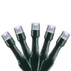 Northlight Wide Angle LED Christmas Lights - Pure White - 3' Green Wire - 10ct