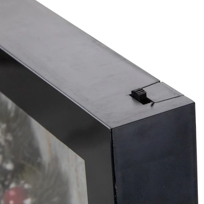 Northlight 14" Black Framed 3D "Merry Christmas" LED Christmas Box Decor 6 Northlight 14" Black Framed 3D "Merry Christmas" LED Christmas Box Decor - Image 4