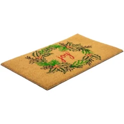 Northlight Natural Coir "Joy" Wreath Christmas Doormat 18" X 30" 9 Northlight Natural Coir "Joy" Wreath Christmas Doormat 18" X 30" -Northlight GUEST cafecc2f 0805 4a88 aa7a 8c37a706e99e
