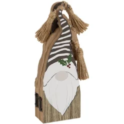 Northlight Wooden Gnomes Hinged Christmas Decoration - 10.75" -Northlight GUEST cb079d4d e47e 425f b157 f8bca268d386