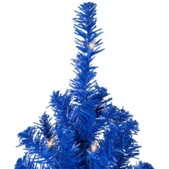 Northlight Pre-Lit Medium Pine Artificial Christmas Tree - 6' - Royal Blue - Clear Lights -Northlight GUEST cc309a48 ea42 4c8d ae28 3d3fd98fc6a3