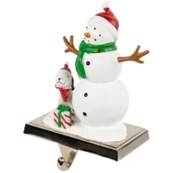 Northlight 6" Snowman And Puppy Christmas Stocking Holder -Northlight GUEST cca72753 ea70 426c a041 c70ca778e6f6