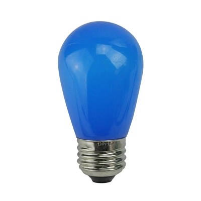 Northlight Pack Of 25 Opaque LED S14 Blue Christmas Replacement Bulbs 3 Northlight Pack Of 25 Opaque LED S14 Blue Christmas Replacement Bulbs