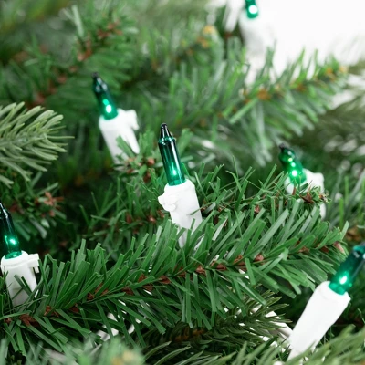 Northlight Mini Christmas Light Set - Teal - 17.25' White Wire - 50ct 4 Northlight Mini Christmas Light Set - Teal - 17.25' White Wire - 50ct - Image 2