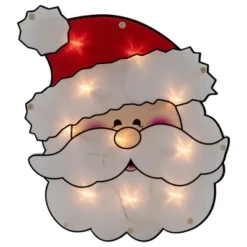Northlight 12" Lighted Santa Claus Christmas Window Silhouette -Northlight GUEST d9995a84 a408 47d0 a1c0 428f3839b78c