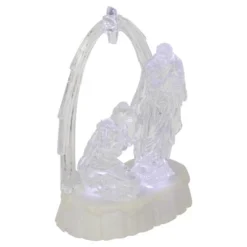 Northlight LED Lighted Musical Icy Crystal Nativity Scene Christmas Decoration - 7" -Northlight GUEST db4d62df 5da1 4f0a 8110 be98c8969a5c