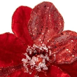 Northlight 18" Red Magnolia Glittered Christmas Stem Spray 9 Northlight 18" Red Magnolia Glittered Christmas Stem Spray -Northlight GUEST dbcddd3d be9b 4730 86cc ebfa8dfee138
