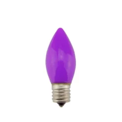 Northlight Pack Of 4 Opaque Purple C9 Christmas Replacement Bulbs
