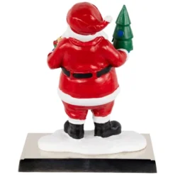 Northlight 6.25" Santa Claus With Tree And Present Christmas Stocking Holder -Northlight GUEST de696bc1 436d 44b9 a263 83675f50cb28