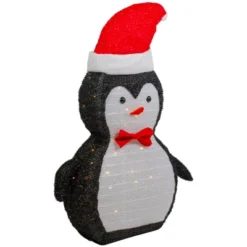 Northlight 28" LED Lighted Tinsel Penguin In Santa Hat Outdoor Christmas Decoration 10 Northlight 28" LED Lighted Tinsel Penguin In Santa Hat Outdoor Christmas Decoration -Northlight GUEST df3ae5f8 1bdc 48c6 8056 ab41525b9cbe