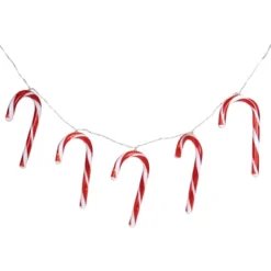 Northlight 7ct Red And White Candy Cane Christmas Lights - 4.5ft Clear Wire 8 Northlight 7ct Red And White Candy Cane Christmas Lights - 4.5ft Clear Wire -Northlight GUEST e1842bd9 b707 4523 8a00 3bc475023964