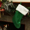 Northlight 18" Green And White Faux-Fur Cuffed Disco Sequined Christmas Stocking 2 Northlight 18" Green And White Faux-Fur Cuffed Disco Sequined Christmas Stocking -Northlight GUEST e2862acb 26df 4936 bd44 01731adbb22d
