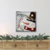 Northlight 12" LED Lighted 'Merry' Snowman Christmas Canvas Wall Art -Northlight GUEST e3c842e9 321a 45cf b412 cad4c2acf411