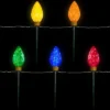 Northlight LED Lighted C9 Style Christmas Pathway Lawn Stakes - 8 Ft - Multi - 5-Count -Northlight GUEST e4bb0596 8fe8 476b a934 f4012a9fdb0e