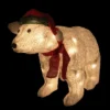 Northlight 23" Pre-Lit White Glittered Polar Bear Outdoor Christmas Decoration -Northlight GUEST e9b61a10 cd56 4d37 b70f 38edfe1554f7