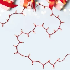 Northlight Mini Christmas Light Set - Clear With Red Tips - 20.25' Red Wire - 100ct 9 Northlight Mini Christmas Light Set - Clear With Red Tips - 20.25' Red Wire - 100ct -Northlight GUEST e9c59fe4 080b 41a1 893c 82c7d79dd791