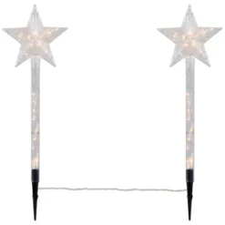 Northlight Lighted Star Christmas Outdoor Pathway Markers - 26" - Set Of 4 -Northlight GUEST ee3cca3b 12e3 439f a56c ec1f9b0a9fc1