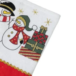 Northlight 19" Red Jolly Snowmen Scene Christmas Stocking -Northlight GUEST efca22c7 2348 425e 858c f0976948f7cc