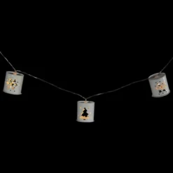 Northlight 10 B/O LED Warm White Metal Lantern Christmas Lights - 6.25' Clear Wire 9 Northlight 10 B/O LED Warm White Metal Lantern Christmas Lights - 6.25' Clear Wire -Northlight GUEST f12e7695 a691 4970 adb5 4ed63c683bab