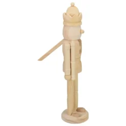 Northlight 14.75" Unfinished Paintable Wooden Christmas Nutcracker With A Crown 8 Northlight 14.75" Unfinished Paintable Wooden Christmas Nutcracker With A Crown -Northlight GUEST f3bca21a f430 4cd2 9b9e b00418c16e84