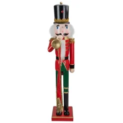 Northlight 36" Red And Green Christmas Nutcracker Soldier With Horn 8 Northlight 36" Red And Green Christmas Nutcracker Soldier With Horn -Northlight GUEST f83acdf6 be85 41ba a9fb f177e74bdae1