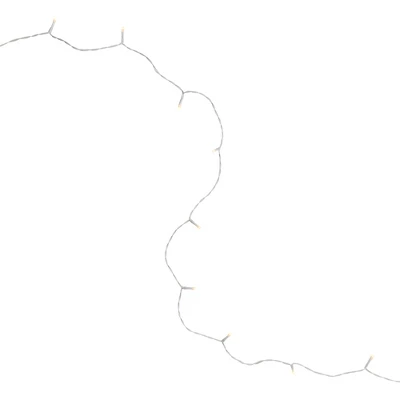 Northlight Wide Angle LED Christmas Lights - Warm White - 3' White Wire - 10ct 5 Northlight Wide Angle LED Christmas Lights - Warm White - 3' White Wire - 10ct - Image 3