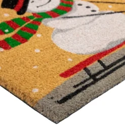 Northlight Brown And White Snowman Let It Snow Rectangular Coir Christmas Doormat 18" X 30" 10 Northlight Brown And White Snowman Let It Snow Rectangular Coir Christmas Doormat 18" X 30" -Northlight GUEST fa510a75 c1ae 43b1 a6ac acd801706c66