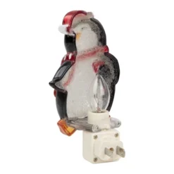 Northlight 6" Black And Red Happy Penguin In Santa Hat Christmas Night Light -Northlight GUEST fbb458ab 1350 4940 aea7 26aee749476e