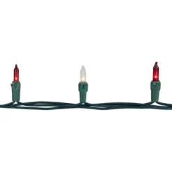 Northlight Mini Incandescent Christmas Lights - Red And Clear - 10' Green Wire - 50ct -Northlight GUEST fe3dd869 dc1c 4bca a23c ae1f26268422