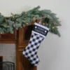 Northlight 20.5" Black And White "Merry Christmas" Christmas Stocking With Blanket Stitch Cuff -Northlight GUEST feb8dba6 97ef 4353 ad9f f8b80185a5e2